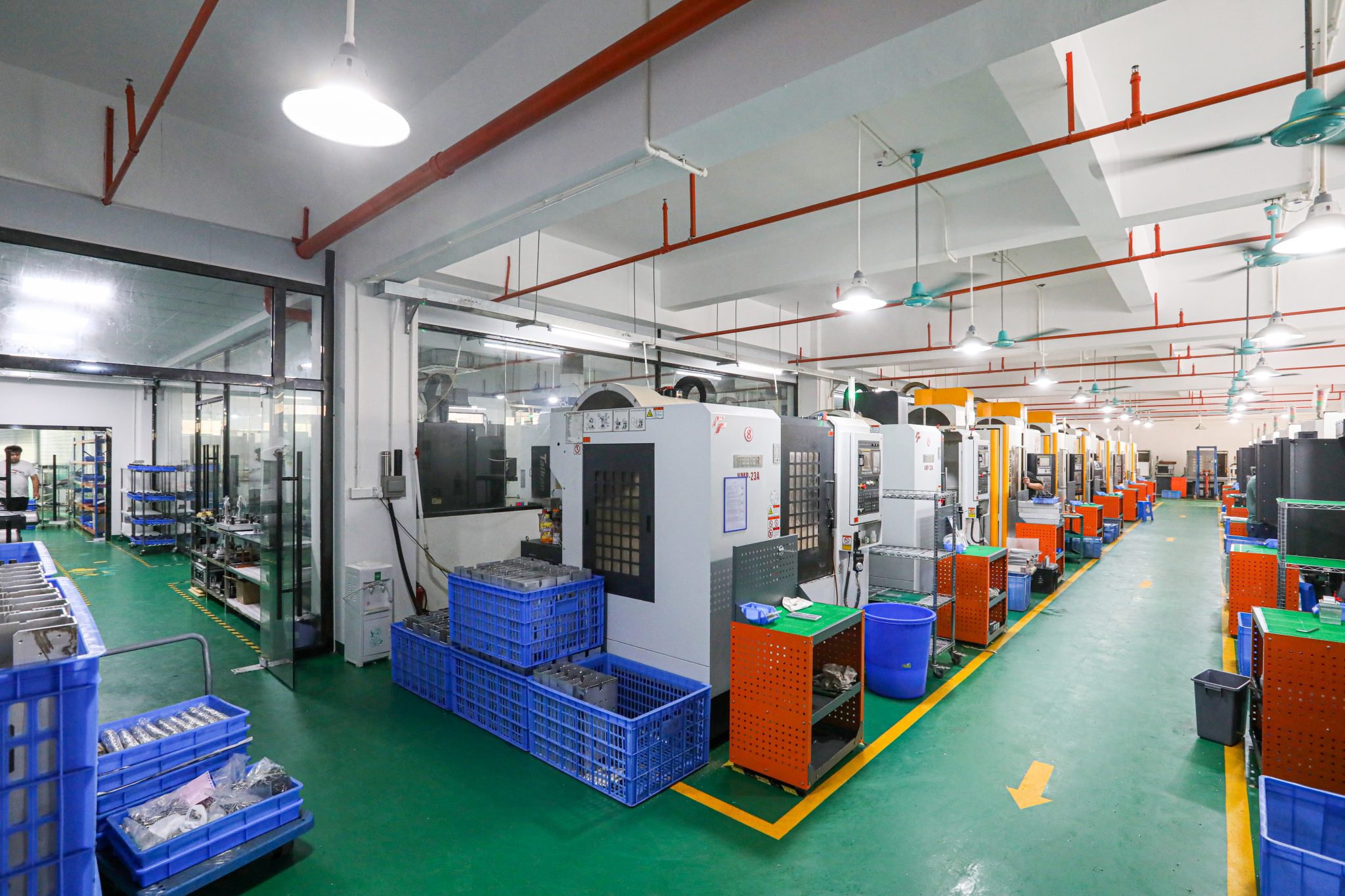 XTJ CNC 1st floor fabrication shop