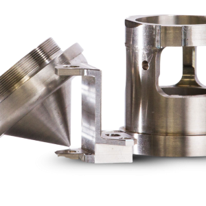 This image features a Kovar alloy machined housing from XTJ CNC, captured from a front view, emphasizing its structural integrity, photographed on July 31, 2025.