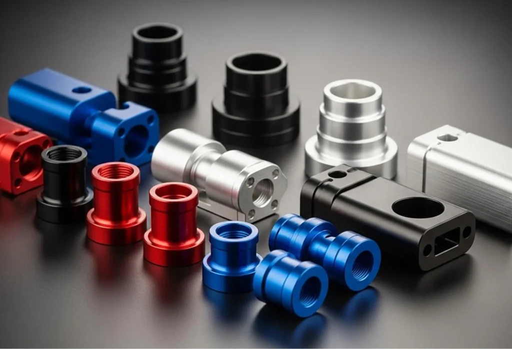 Anodized aluminum parts, a service provided by XTJ CNC.