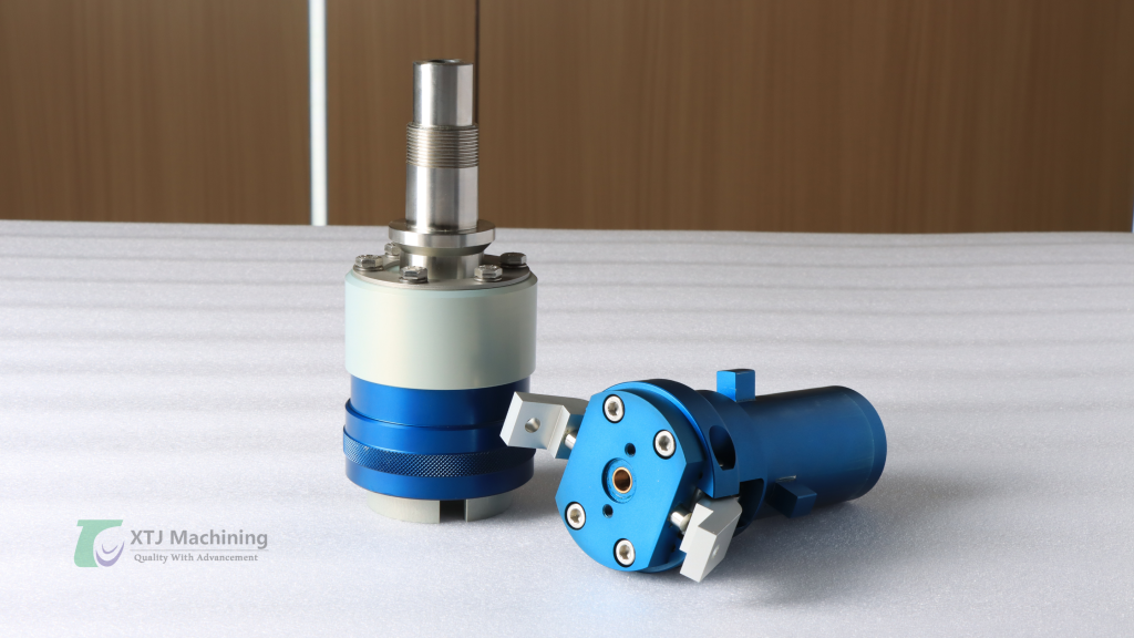 packaging-automation-part Custom gripper integrating clamping and rotation functions