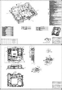 automotive controller housing drawings