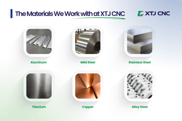 what materials do we work with industrial metal components