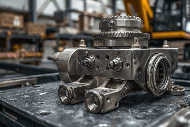 which construction equipment parts does XTJ CNC machine