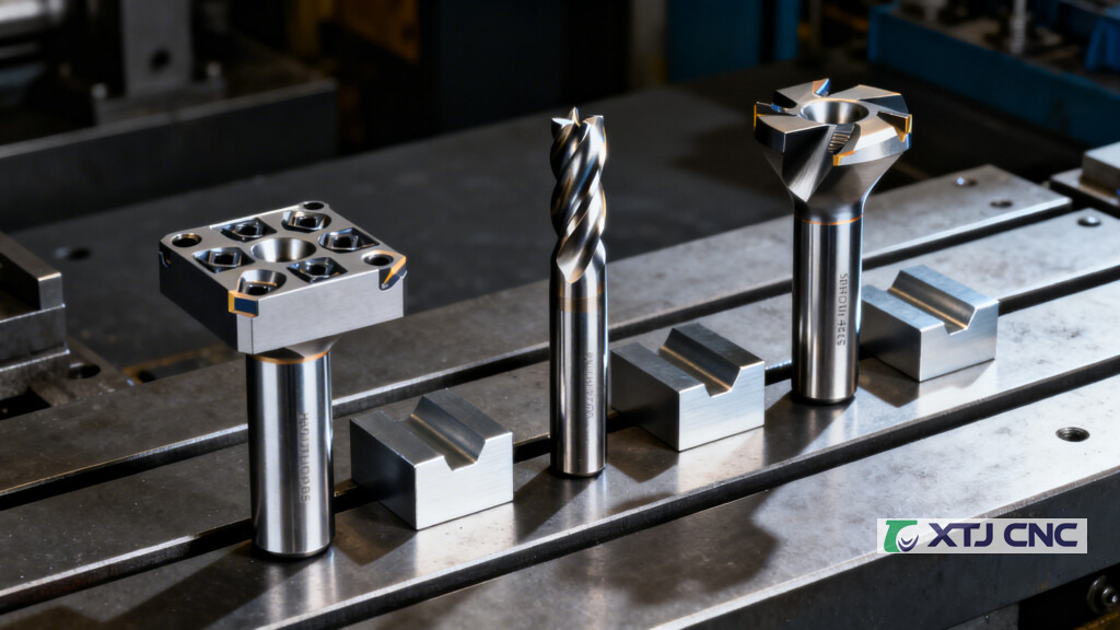 Square shoulder cutter, carbide end mill, and side-and-face cutter