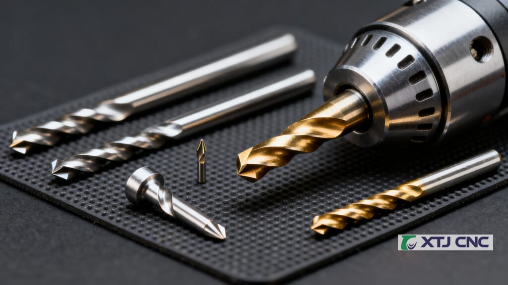 Tungsten carbide micro drill bits and V-bits for PCB CNC